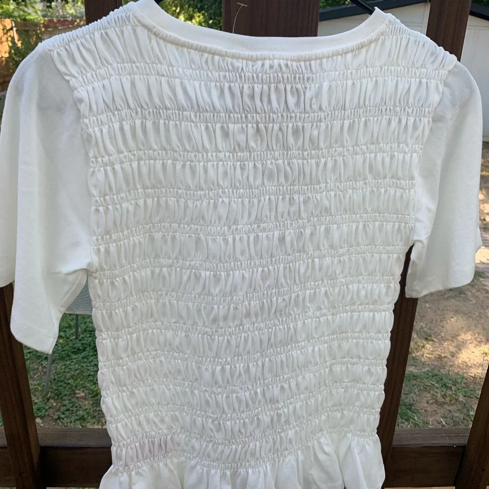 Muse Cream Ruched Top - Picture 3 of 3